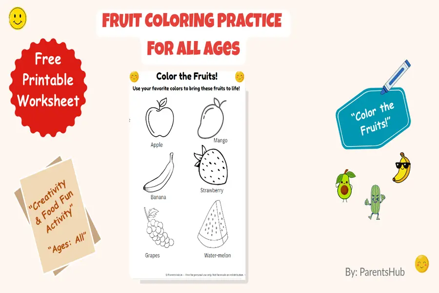 color and counting worksheet for all aged kids