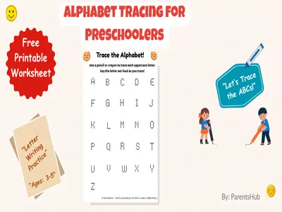 Parents Hub — Guiding Indian Parents and Nurturing Kids A;phabet Tracing Worksheet For The Kids